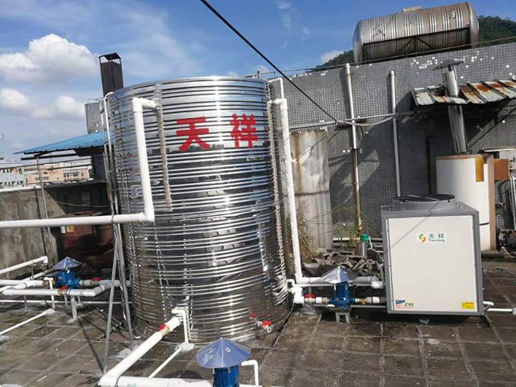 平板太陽能集熱器熱水改造工程