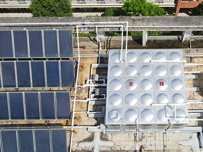 工廠宿舍太陽能熱水系統