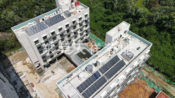 深圳大鵬太陽能熱水工程