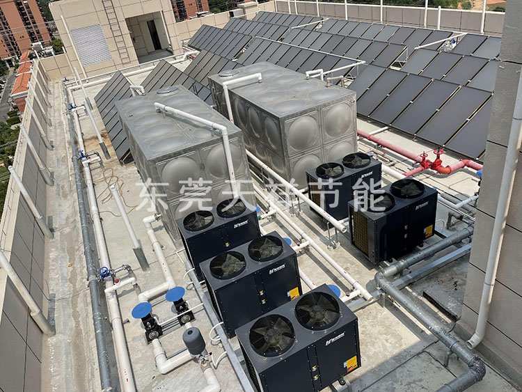 東莞漢凱電子太陽能熱水工程